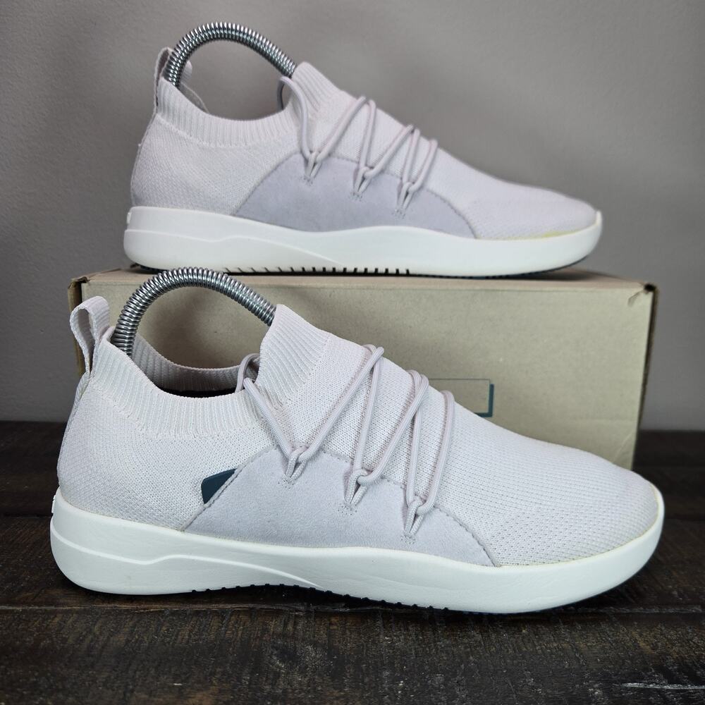 NEW Vessi Cityscape Classic Mens Size 7 Lace Up Waterproof Shoes Birch White